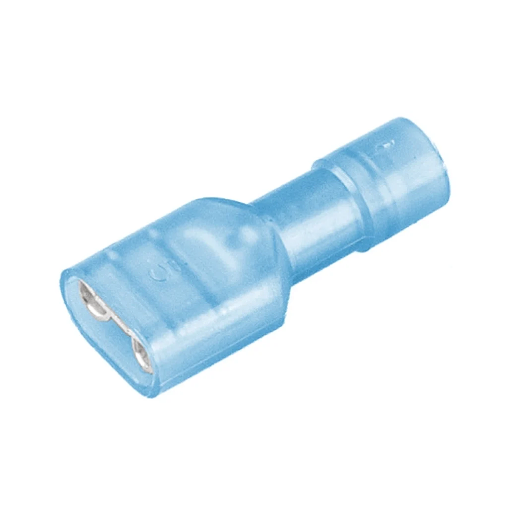 Faston BLU 6,4x8 con protezione