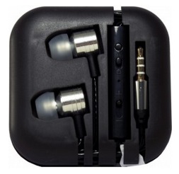 Auricolari con microfono neri