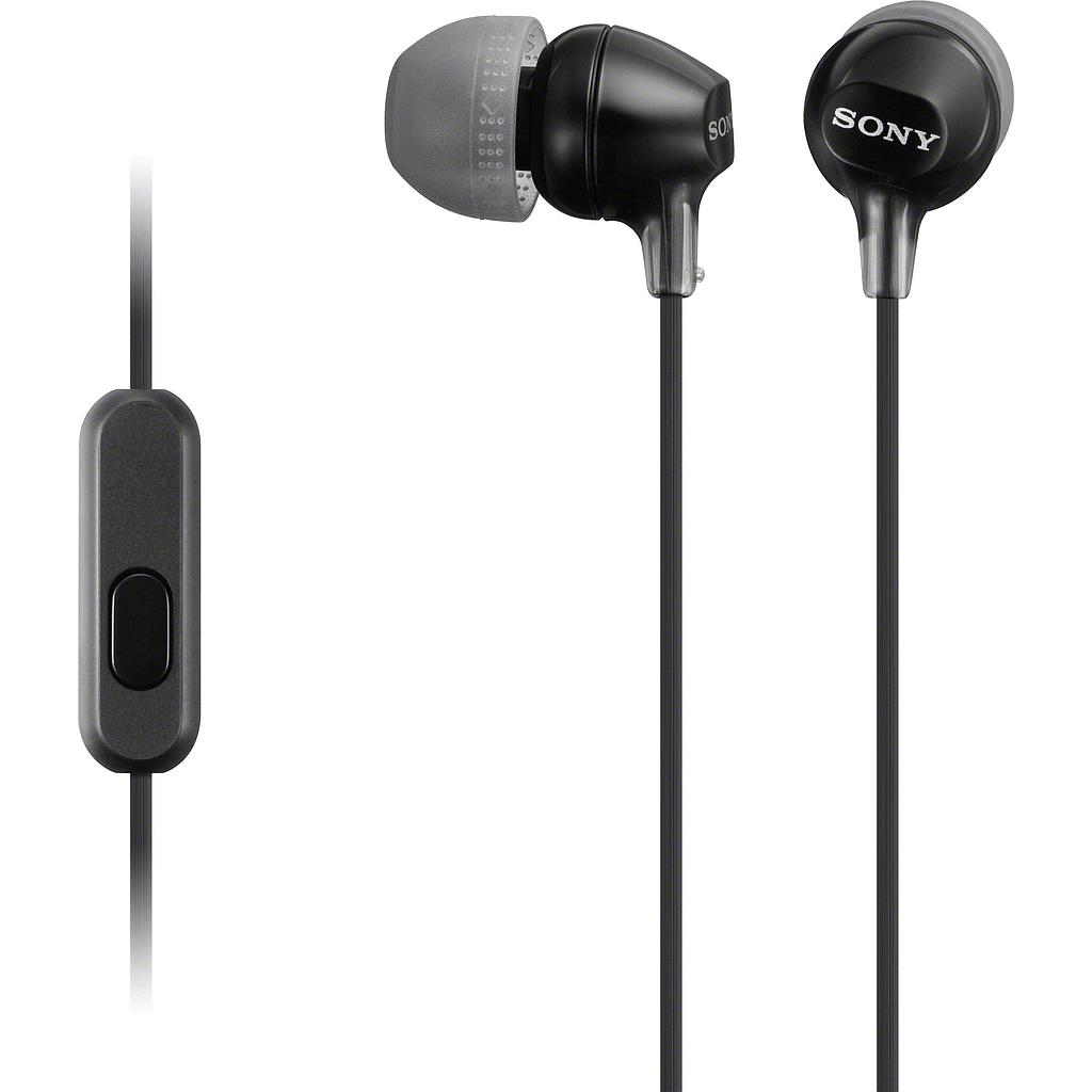 [MDREX15APB] AURICOLARI IN EAR CON MICROFONO NERE