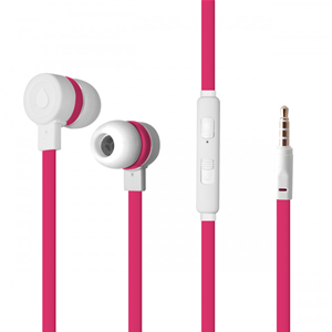 Auricolari Puro con microfono rosa