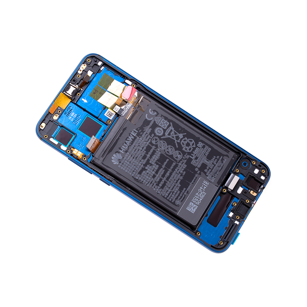 Display Lcd completo di touch screen con frame e batteria Originale per Huawei Honor 8X - Blu