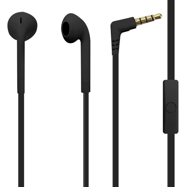 [IPHF27ICON-BLK] AURICOLARI STEREO CON MICROFONO E CONTROLLO REMOTO BLACK