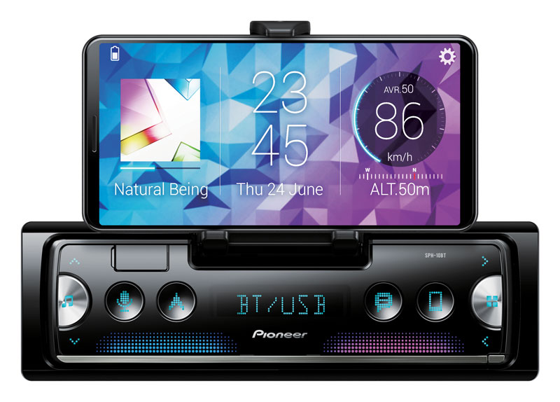 [SPH-10BT] Autoradio 1DIN Pioneer con Bluetooth, USB e Spotify. Si connette ad iPhone e dispositivi Android