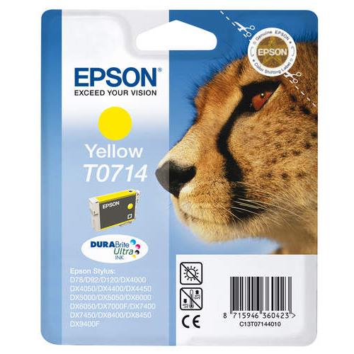 [02739] CARTUCCIA EPSON T0714 GIALLO