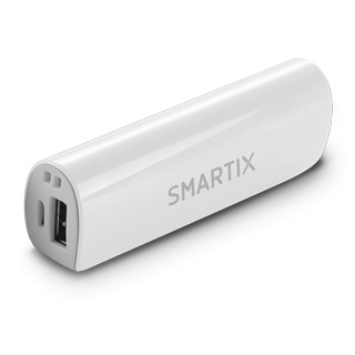 CARICATORE PORTATILE 2600MHA SMARTIX BIANCO