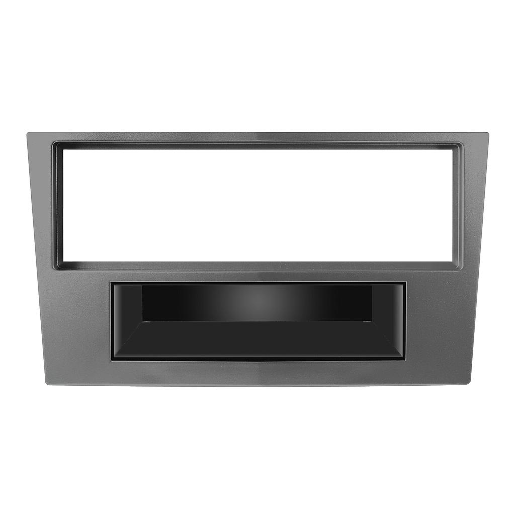 [03307] Mascherina con foro ISO colore antracite OPEL Astra H 04>10 - Antara 06> Corsa D 06>14 - Zafira 05>11 - 03307