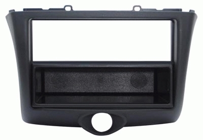 [03403] Mascherina con foro 2ISO-ISO colore nero Toyota Yaris 03>06
