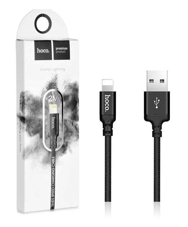 [HOCX14L2.BK] Cavo Lightning Compatibile 2m - Nero