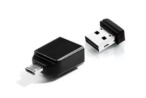 Chiavetta Pendrive Verbatim NANO 16GB con adattatore OTG