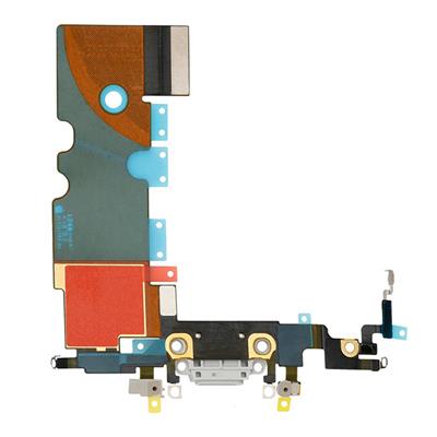 Connettore di Carica per iPhone 8 completo di Flat - Bianco