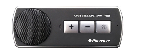 [06855] Vivavoce Bluetooth portatile per auto, fino a 2 dispositivi conteporaneamente