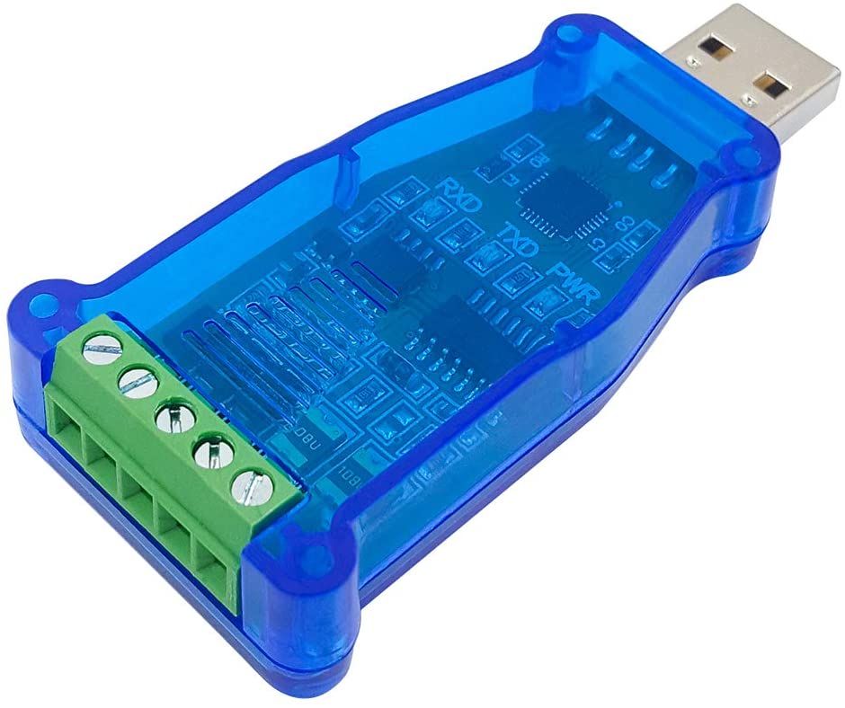 [DST-03939] Convertitore Adattatore da USB a RS485 con Chip CP2102 Compatibile con Windows 7,8,10, Linux, Mac OS