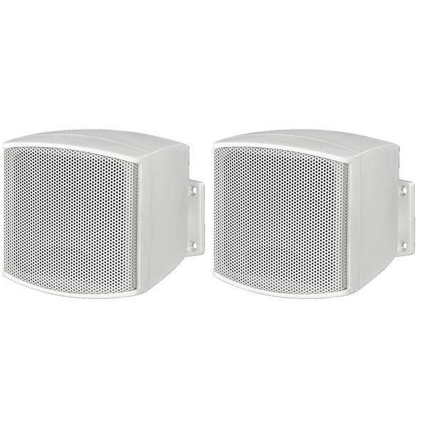 [MKS-26/WS] COPPIA CASSE PASSIVE MINI ALTOPARLANTI 8ohm 20W Monacor BIANCO