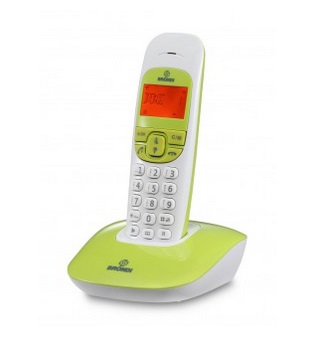 CORDLESS BRONDI NICE BIANCO/VERDE.RUBRICA 20 NOMI VIVAVOCE