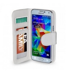 COVER GAL S6 EDGE+ FLIP ORIZ+VANI CAR WH
