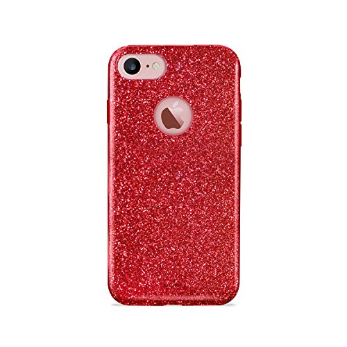 Cover Rossa brillante per iPhone 7 PURO
