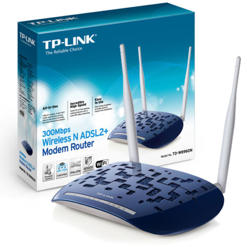 [08140] ROUTER WIRELESS ADSL2 300MBPS TD-W8960N