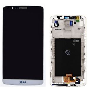 Display Lcd + Touch Screen + Frame per LG G3 D850 - Bianco