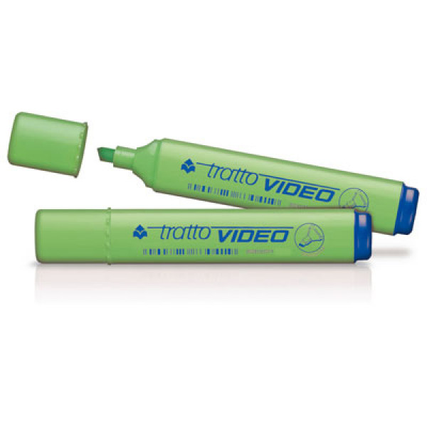 Evidenziatore Tratto Video Verde
