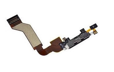 Flat connettore di ricarica iPhone 4S Bianco con microfono incluso