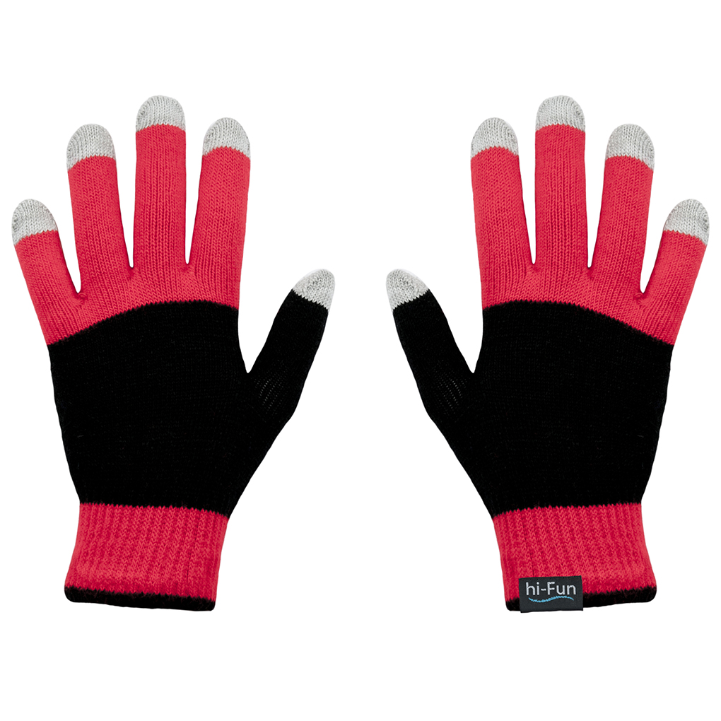 GUANTO TOUCH SCREEN MAN RED