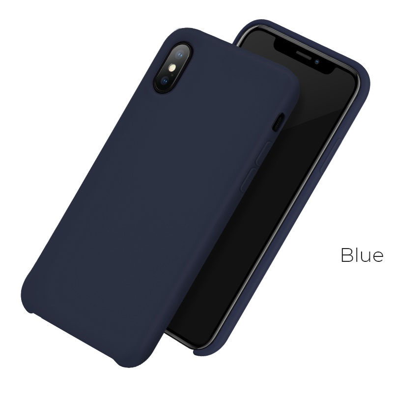 HOCO Pure series cover protettiva per iphone X - Blu