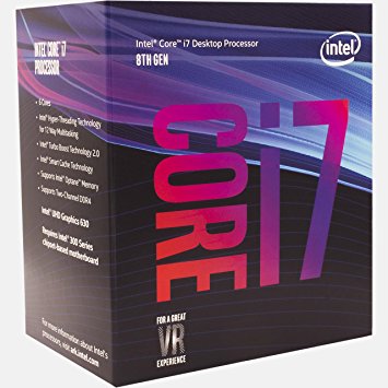 INTEL CPU COFFEE LAKE I7-8700 6 CORE 3.20GHZ SOCKET LGA1151 12MB CACHE BOXED