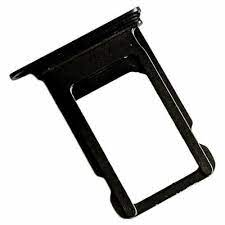 IPHONE 8 CARRELLO SLOT slitta ALLOGGIO SIM NERO SIDERALE PER APPLE