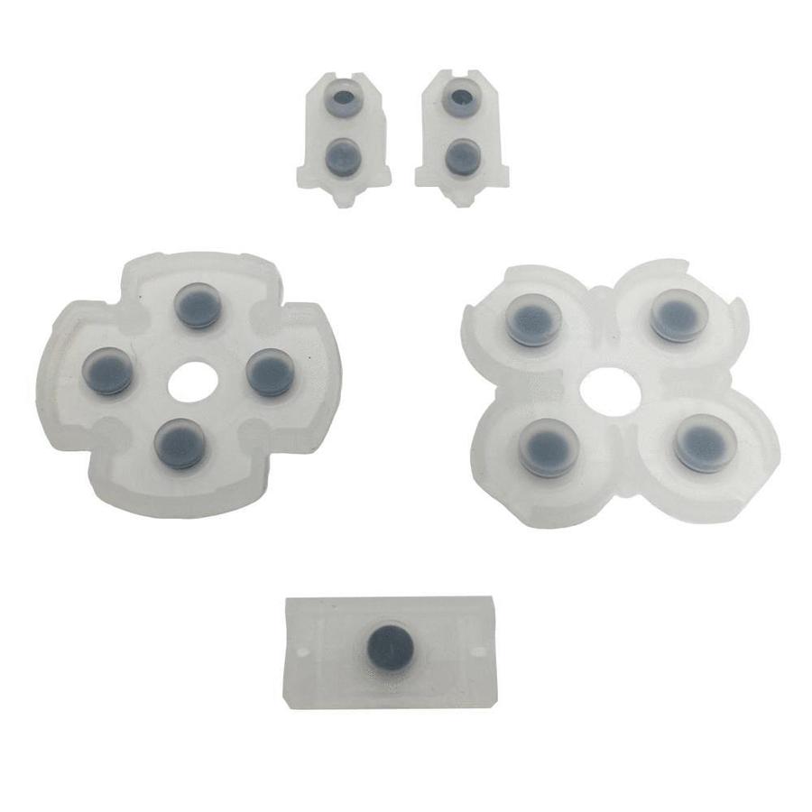 Kit pulsanti in gomma di silicone per controller PlayStation 4 PS4 Pro Slim JDS-030/JDS-040