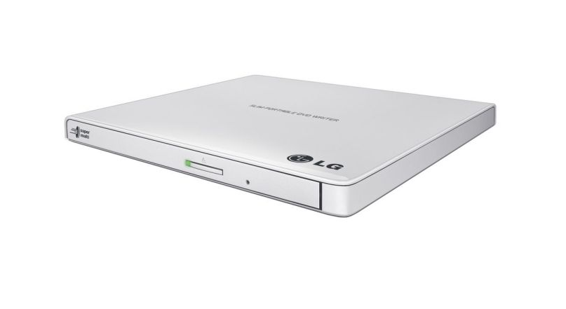 Lettore masterizzatore Esterno LG per CD/DVD con connessione USB - Bianco