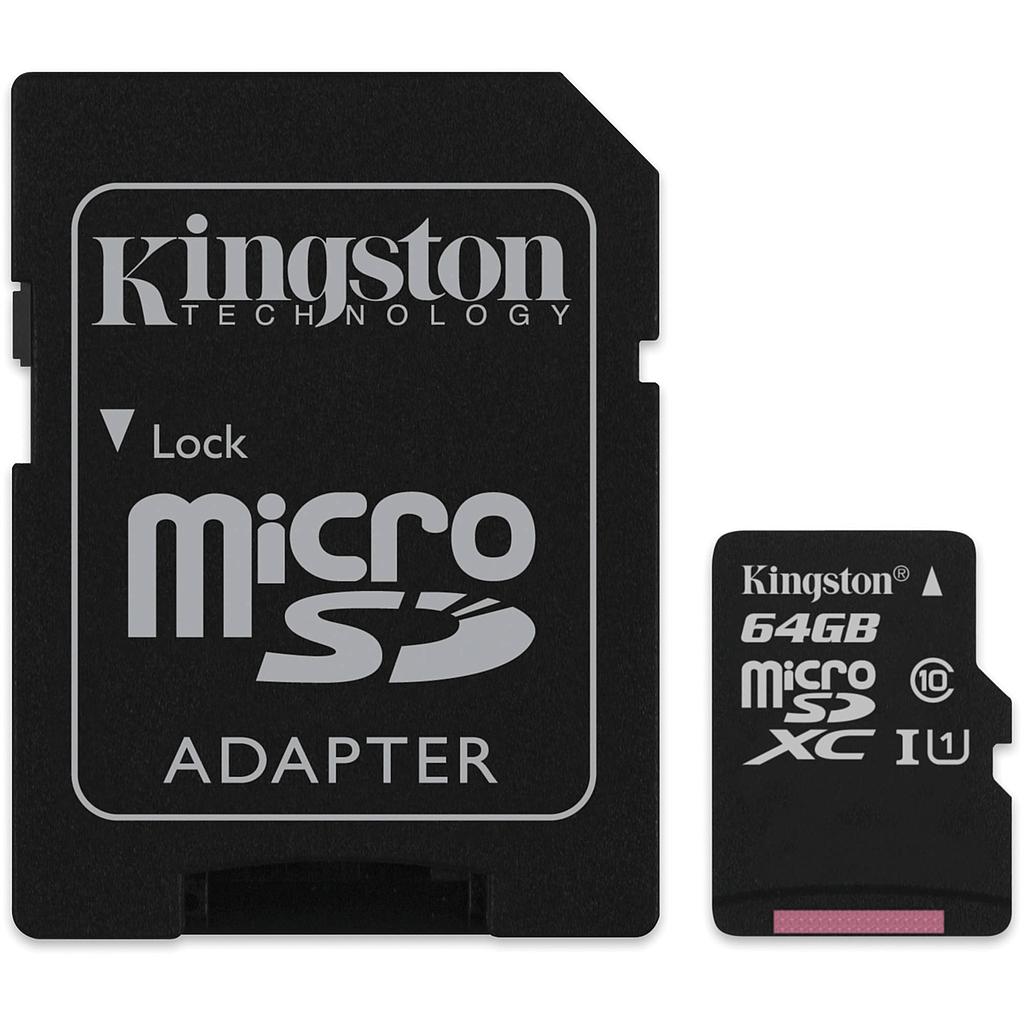 MICRO SD 64GB C10 KINGSTON
