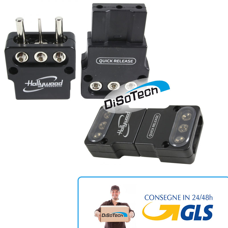 Morsettiera HPC-4 Plug&Play alimentazione 21,4mm +12 GND Rem