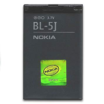 NOKIA BATTERIA LITIO ORIGINALE BL-5J NEW VERSION 1430 MAH LUMIA 520 530 X1-01
