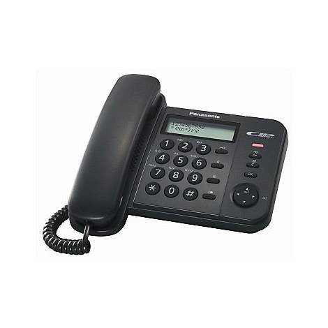 Panasonic Kx-Ts560ex1b Colore Nero Telefono Con Filo