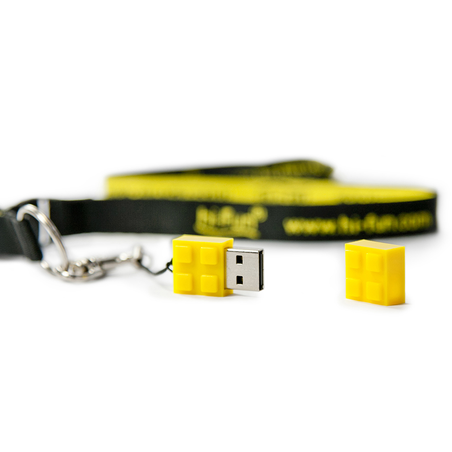 PEN DRIVE 4GB MATTONCINO YELLOW