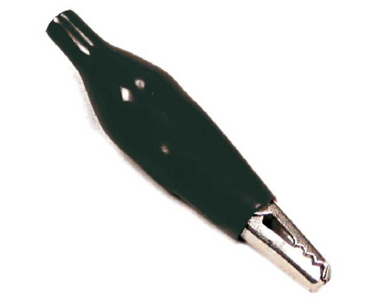 Pinza coccodrillo con guaina nera 27mm