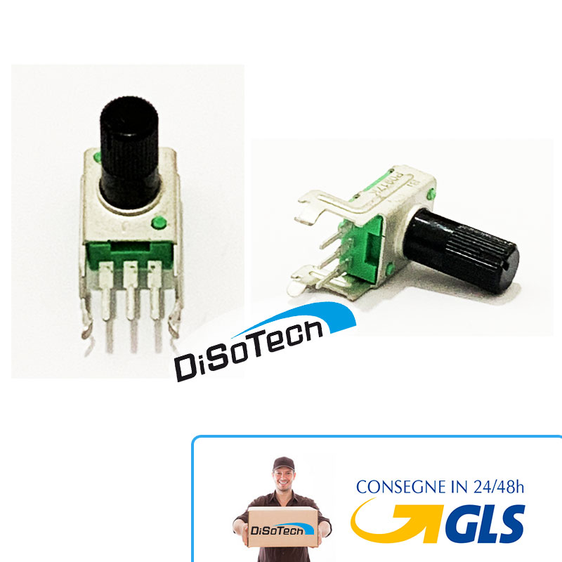[P090L-02T20BR50K] Potenziometro Lineare 3Pin 50Kohm Altezza 20mm