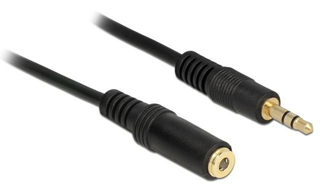 Prolunga audio jack M / Jack F 3,5mm - 1m