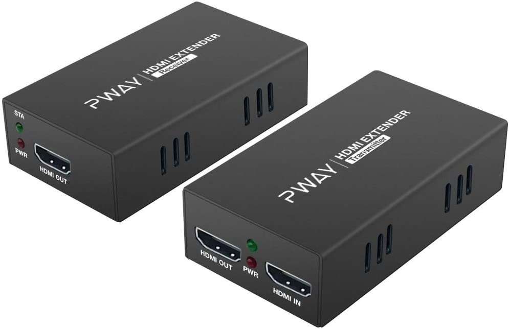 [PW-HT225PIR] PW-HT225PIR Extender HDMI 195ft / 60m Trasmissione su Single Cat5e / 6/7 Full HD 1080P