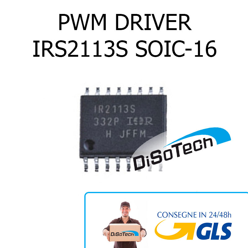 [IRS2113SPBF] PWM Driver 16Pin IRS2113S SOIC-16 Half-Bridge DLM4000A