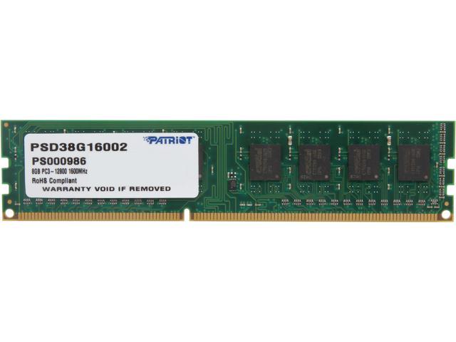 Ram Patriot DDR3 8GB 1600Mhz