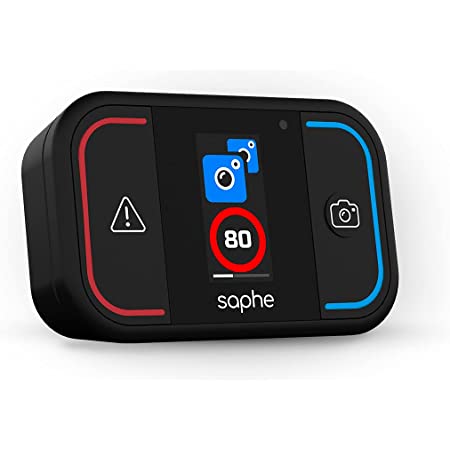 Saphe Drive Mini - Dispositivo per segnalazioni autovelox con display a colori