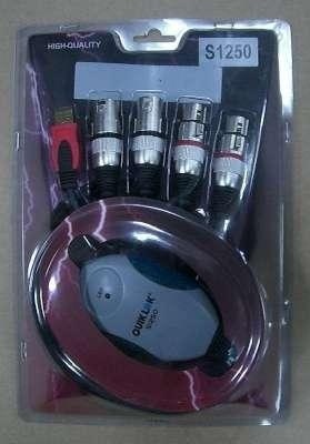 Scheda audio con 2 din e 2 out bilanciata Quiklok