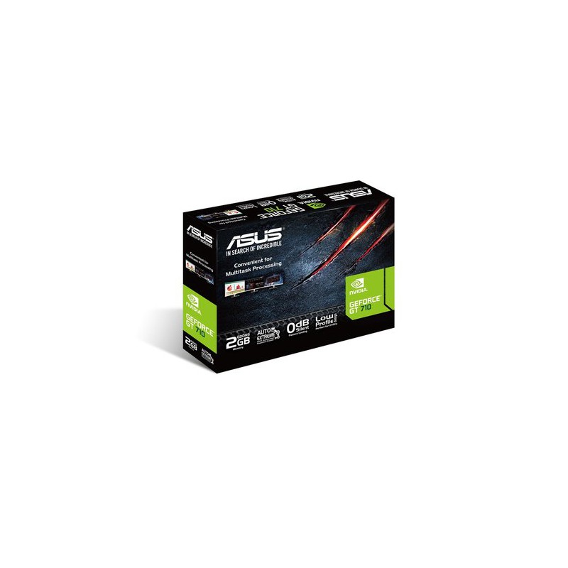Scheda video ASUS NVIDIA GT710 2GB DDR5 BRK 64BIT DVI PCI-E + BRACKET 2.0