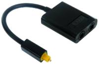 Sdoppiatore 2 uscite ottiche 1X2 TOSLINK SPLITTER