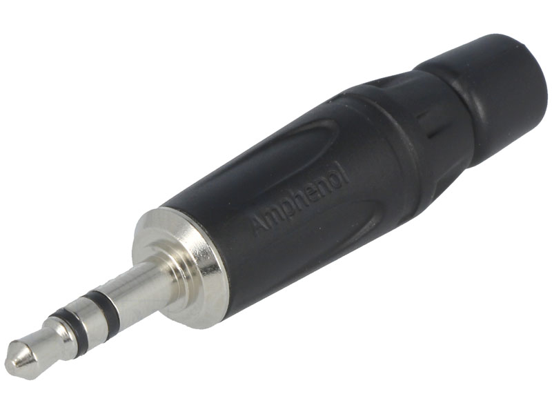 Spina connettore Jack 3,5mm stereo con ingresso cavo da 6mm AMPHENOL