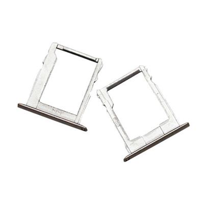 SPORTELLINO INSERIMENTO SIM + SPORTELLINO INSERIMENTO MICRO SD PER HUAWEI ASCEND P8 LITE ALE-L21, SILVER