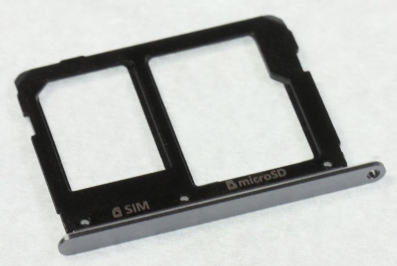 Sportellino slot sim e sd card Originale per Samsung A510F - Nero