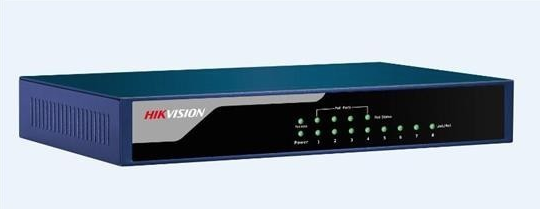 Switch LAN 8 porte LAN HikVision 10/100M 4 Porte Poe