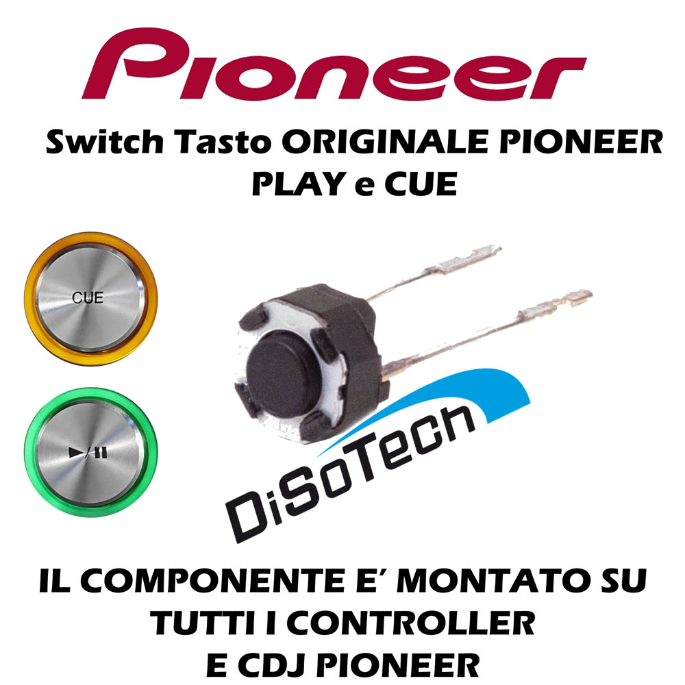 Switch tasto Originale Pioneer 6x6x4,3mm Cue Play